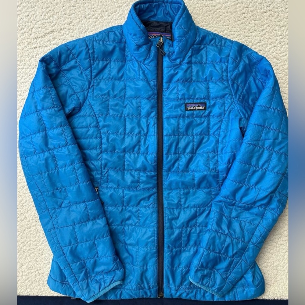 Patagonia Blue Nano Puff Jacket - Picture 2 of 6